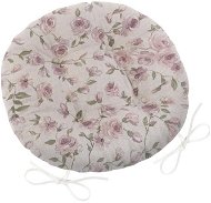 Pillow Seat Bellatex IVO round quilted - diameter 40 cm - lilac rose - Sedací polštář
