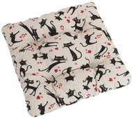 Bellatex IVO quilted - 40 × 40 cm, quilted - black cat - Pillow Seat