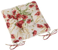 Bellatex IVO quilted - 40 × 40 cm, quilted - poppy - Pillow Seat