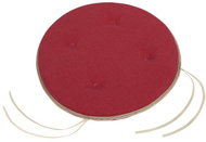 Bellatex LADA round smooth - diameter 40 cm, height of purple 3 cm - burgundy Uni - Pillow Seat