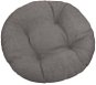 Bellatex LADA round quilted - diameter 40 cm - grey Uni - Pillow Seat