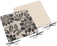 Bellatex Paula plain - 38 × 38 cm - grey flower - Pillow Seat