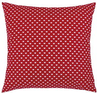 Bellatex ADÉLA - 40 × 40 cm - red hearts - Pillowcase