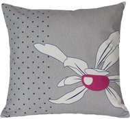 Bellatex Bavlněný - 40 × 40 cm - kopretiny na šedé - Pillowcase