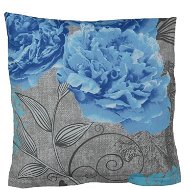 Bellatex Bavlněný - 40 × 40 cm - modrá růže - Povlak na polštář