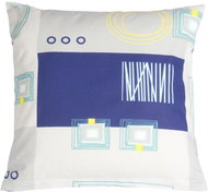 Bellatex Cotton - 40 × 40 cm - blue squares - Pillowcase