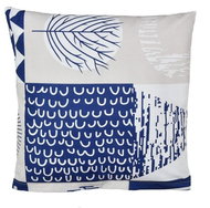 Bellatex Cotton - 40 × 40 cm - patchwork dark blue - Pillowcase