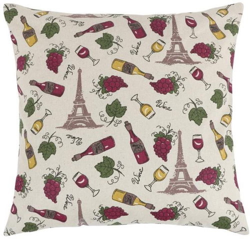 Bellatex Dana - 45 × 45 cm - wine - Pillowcase - Main image