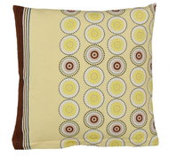 Bellatex Crepe - 40 × 40 cm - beige wheels - Pillowcase