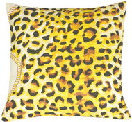 Bellatex Crepe - 40 × 40 cm - leopard pattern - Pillowcase