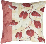 Bellatex Crepe - 40 × 40 cm - terra leaves - Pillowcase