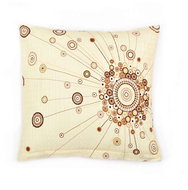 Bellatex Crepe - 40 × 40 cm - cream circles - Pillowcase