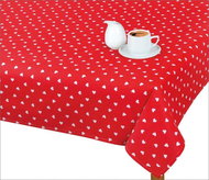 Bellatex Tablecloth ADÉLA - 100 × 100 cm - hearts - Tablecloth