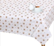 Bellatex Tablecloth ADÉLA - 120 × 140 cm - beige flower - Tablecloth