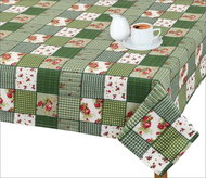 Bellatex Tablecloth ADÉLA - 70 × 70 cm - patchwork green - Tablecloth
