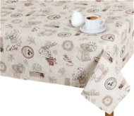 Bellatex Tablecloth EMA - 100 × 100 cm - coffee - Tablecloth