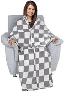 Bellatex Korall micro 150 × 200 cm cube grey - Blanket