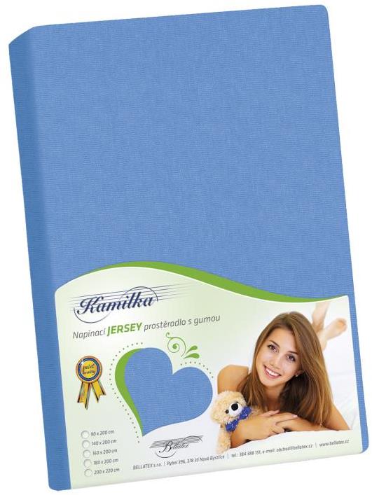 Bellatex J3 Jersey lepedő, 90×200 cm, kék