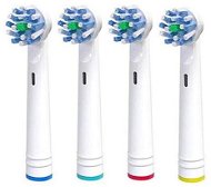 BMK compatible heads for Oral-B toothbrushes, 4 pcs - compatible with Oral-B EB50 Cross Action - Replacement Head