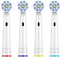 BMK compatible heads for Oral-B toothbrushes, 4 pcs - compatible with Oral-B EB60 Sensi UltraThin - Replacement Head
