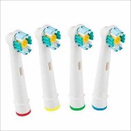 BMK compatible heads for Oral-B toothbrushes, 4 pcs - compatible with Oral-B EB18 3D White - Replacement Head