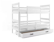 BMS GROUP Children's bunk bed Eryk - 2 persons, 90 × 200 with storage space, white - Bed