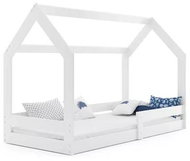 BMS GROUP Children's bed House - 1 person, 80 × 160 without mattress, white - Bed