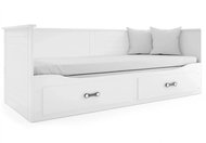 BMS GROUP Children's bed Hermes - 2 persons, 80 × 200 with pull-out bed and storage space without ma - Bed