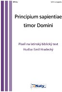 Principium sapientiae timor Domini - Emil Hradecký / SATB a cappella - Kniha