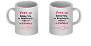 Banality Mug with text for mothers 450 ml - This is the mug she drinks from - Mug
