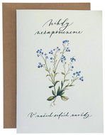 BE NICE EKO smuteční přání poměnky - kondolence - Ajándékkísérő kártya