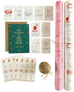 BE NICE EKO vánoční balicí sada Pelíšky - Wrapping Paper