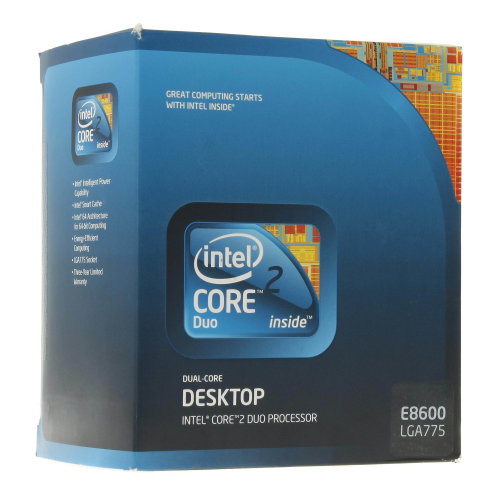 Intel Core 2 Duo E8600 - CPU - Main image