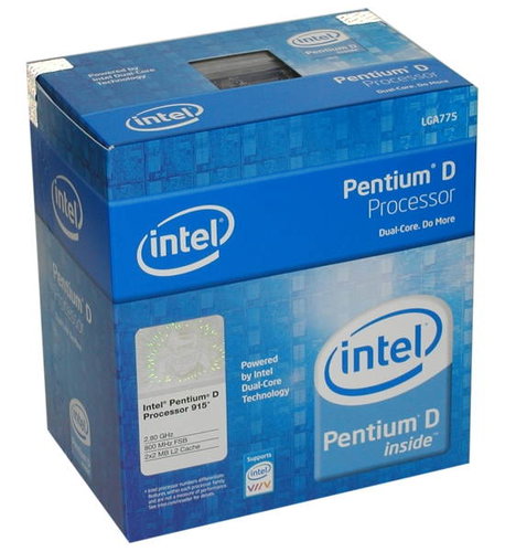 Dvoujádrový procesor Intel Pentium D 915 - 2,80GHz - CPU - Main image