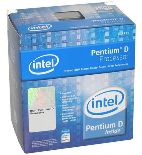 Intel Pentium D 940 - 3,20GHz, 800MHz FSB, 4MB cache, socket 775, EM64T BOX (Presler) - CPU - Main image