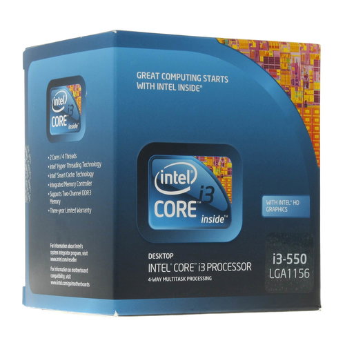 INTEL Core i3-550 Dual-Core Main image INTEL Core i3-550 Dual-Core - CPU - Main image