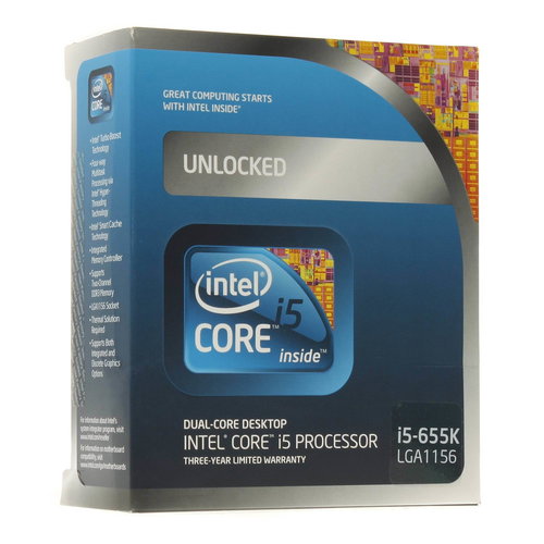 INTEL Core i5-655K Dual-Core Main image INTEL Core i5-655K Dual-Core - CPU - Main image