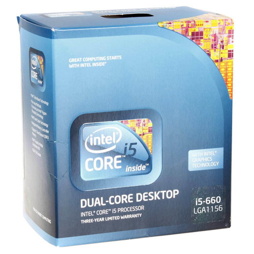 INTEL Core i5-660 Dual-Core - 3,33GHz (73W) - CPU - Hauptbild