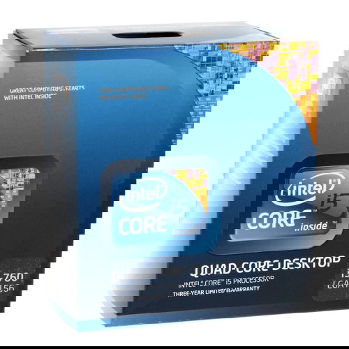 INTEL Core i5-760 Quad-Core - 2,66GHz (95W) Main image INTEL Core i5-760 Quad-Core - 2,66GHz (95W) - CPU - Main image