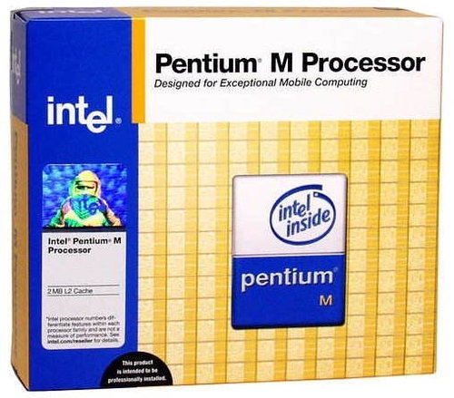 Mobilní procesor Intel PENTIUM-M 740 - 1,73GHz Socket uFCPGA 533MHz 2MB Sonoma - CPU - Main image