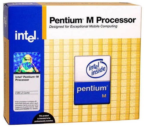Mobilní procesor Intel PENTIUM-M 780 - 2,26GHz Socket uFCPGA 533MHz 2MB Sonoma - CPU - Main image