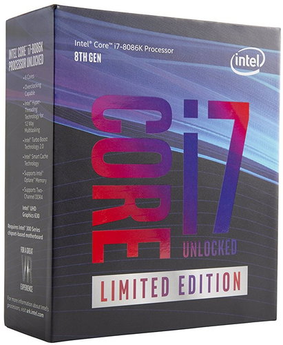 Intel Core i7-8086K Anniversary @ 5.2 OC PRETESTED DELID - Prozessor - Hauptbild