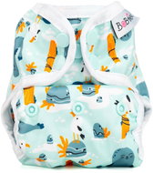 Bobánek Newborn top panties with snaps - Seagull and seal - Cloth Nappies