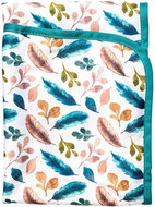 Bobánek Changing mat - White feathers 75 × 75 cm - Changing Pad