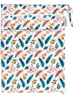Bobánek Waterproof bag normal - White feather - Nappy Bags