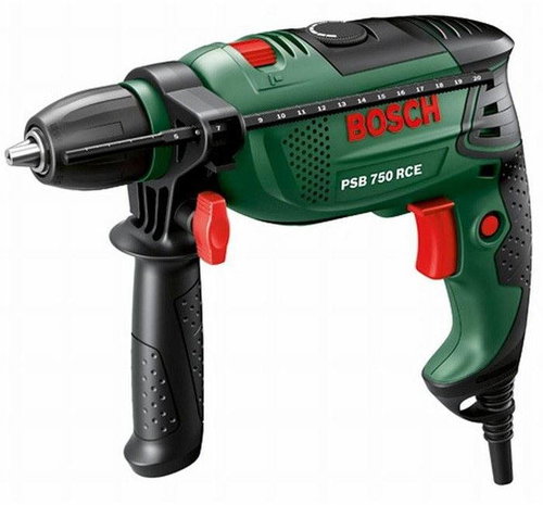 BOSCH PSB 750 RCE Hlavní obrázek BOSCH PSB 750 RCE - Příklepová vrtačka - Hlavní obrázek