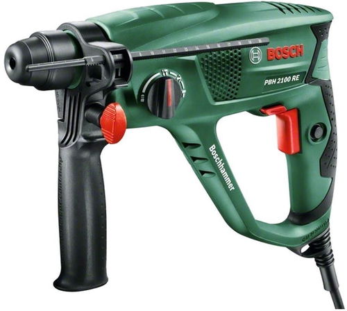 BOSCH Vrtací kladivo PBH 2100 RE + 2 vrtáky a 2 sekáče 0.603.3A9.302 - Vrtací kladivo - Hlavní obrázek