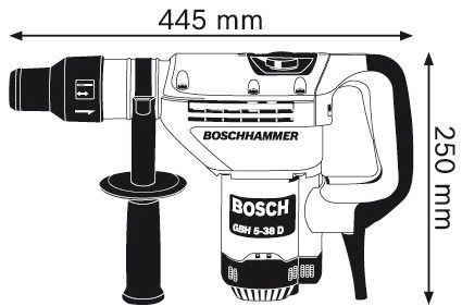 Bosch gbh best sale 38 hammer