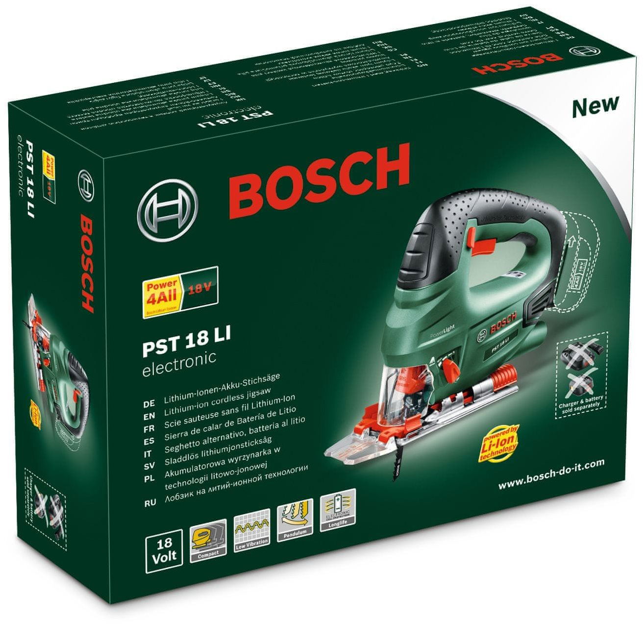 Bosch power 4 all 18v cordless jigsaw pst deals 18