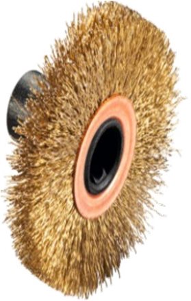 BOSCH 1600A00159 Drótkefe, sárgaréz bevonatú, 10 mm